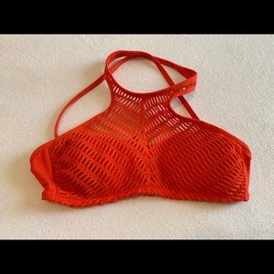 Bright Orange Bikini Top